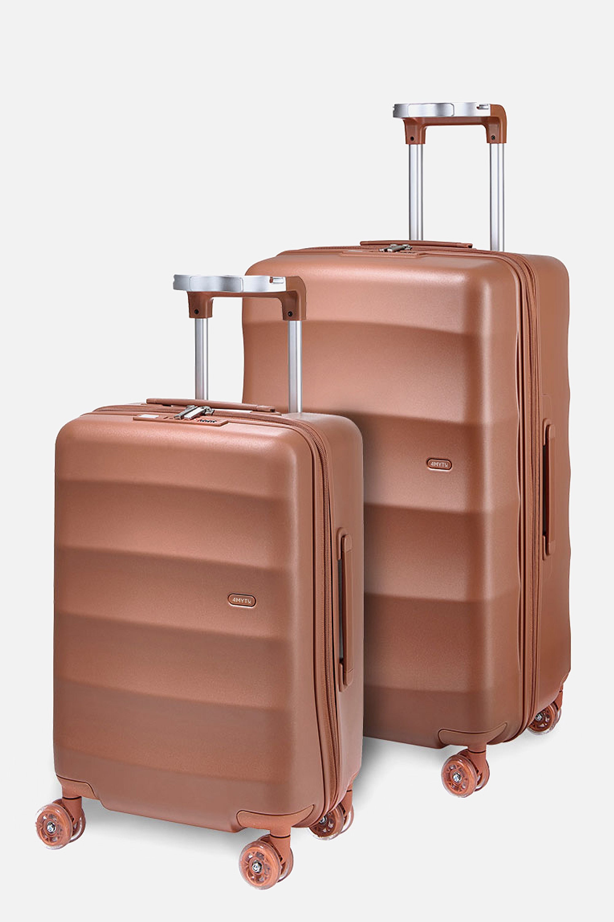 Classic Suitcases in Fiery Red