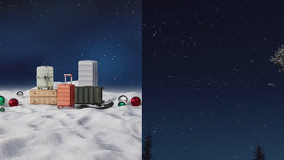 4Mytu Christmas Front-Pokect Luggage