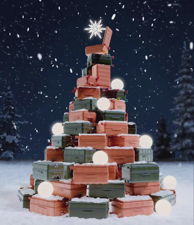 4Mytu Christmas Front-Pokect Luggage